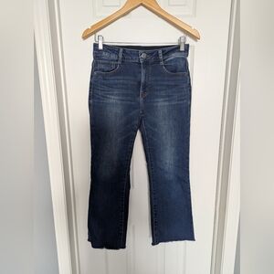 Kenneth Cole Women's (Size 27) Stretch Denim Cropped Lined Jeans